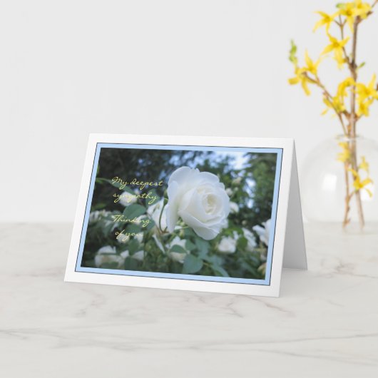 Elegant Daisy Foto Denken Sie an Ihre Sympathy Car Karte (Gelbe Blume)