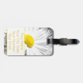 Elegant Daisy Gepäckanhänger (Rückseite horizontal)