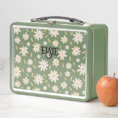 Elegant Daisy Hues Personalisiert Lunchbox (Beispiel)