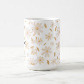 Elegant Daisy Hues Personalized Mug Kaffeetasse (Mittel)