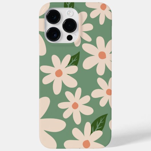 Elegant Daisy iPhone 14 Pro Max Case (Rückseite)