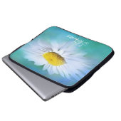 Elegant Daisy Laptopschutzhülle (Vorne Knopf)