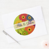 Elegant Daisy Wedding Stickers (Umschlag)