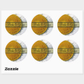 Elegant Daisy Wedding Stickers (Blatt)