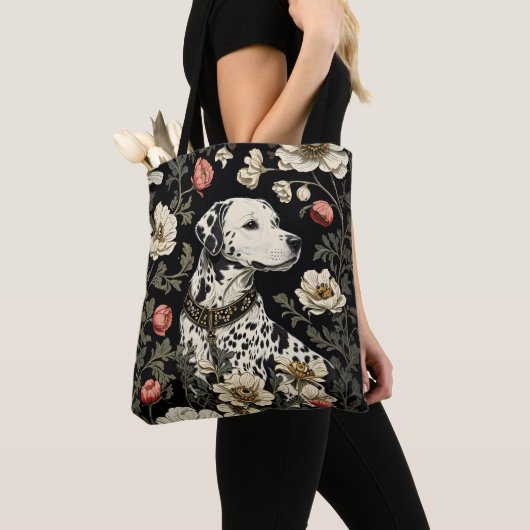 Elegant Dalmatian William Morris Inspired Tasche (Von Nahem)