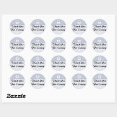 Elegant Damask Blue Sticker (Blatt)