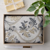 Elegant Damask Butterfly Decoupage Seidenpapier (Geschenk)