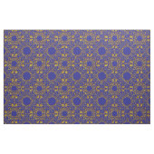 Elegant Damask Fabric Navy Blue Stoff (Fat Quarter (45,7 x 55,9 cm))