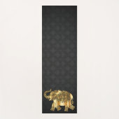 Elegant Damask Gold Paisley Elephant Yogamatte (Vorderseite)