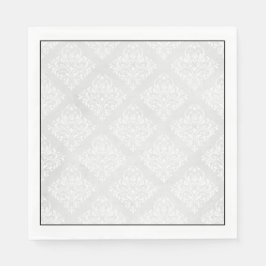 Elegant Damask Minimalistisch Wedding Serviette