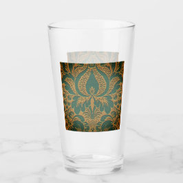Elegant Damask Muttertag Glas