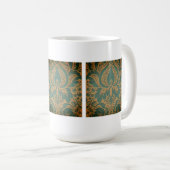 Elegant Damask Muttertag Kaffeetasse (VorderseiteRechts)