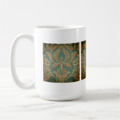 Elegant Damask Muttertag Kaffeetasse (Links)