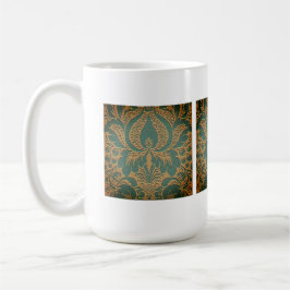 Elegant Damask Muttertag Kaffeetasse
