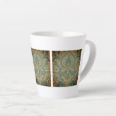Elegant Damask Muttertag Milchtasse (Rechte Ecke)