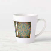 Elegant Damask Muttertag Milchtasse (Rechts)