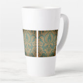 Elegant Damask Muttertag Milchtasse (Rechte Ecke)