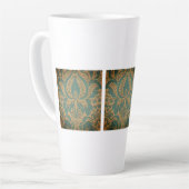 Elegant Damask Muttertag Milchtasse (Linke Ecke)