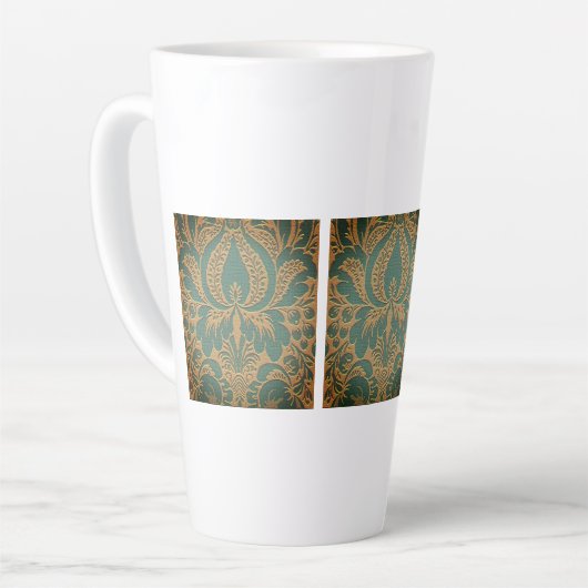 Elegant Damask Muttertag Milchtasse (Linke Ecke)