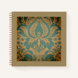 Elegant Damask Muttertag Notizblock