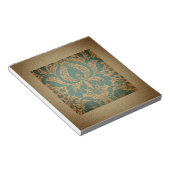 Elegant Damask Muttertag Notizblock (angewinkelt)