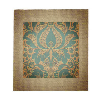 Elegant Damask Muttertag Notizblock