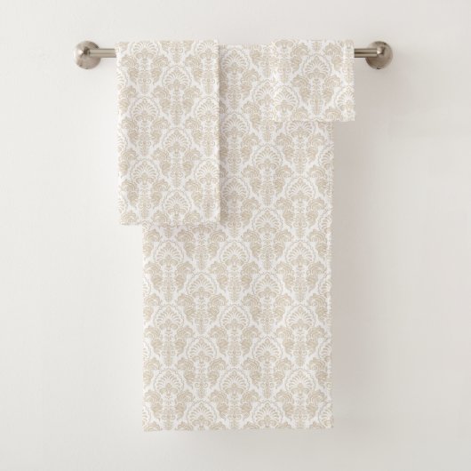 Elegant damask seamless badhandtuch set (Insitu)