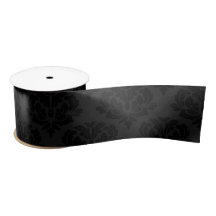 Elegant Damask Verziert Viktorianisch Black