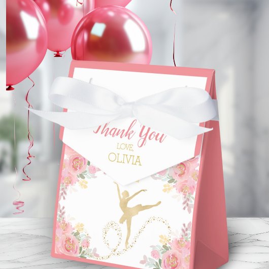 Elegant Dancer | Ballet Floral Custom Vielen Dank Geschenkschachtel