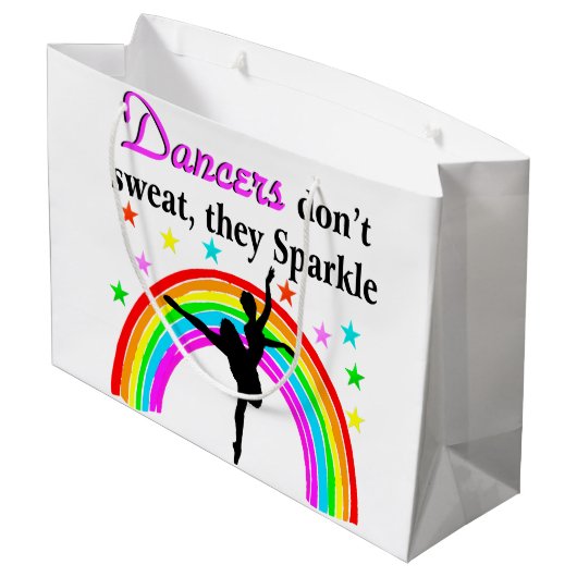 ELEGANT DANCER GROßE GESCHENKTÜTE (Rückseite Schrägansicht)