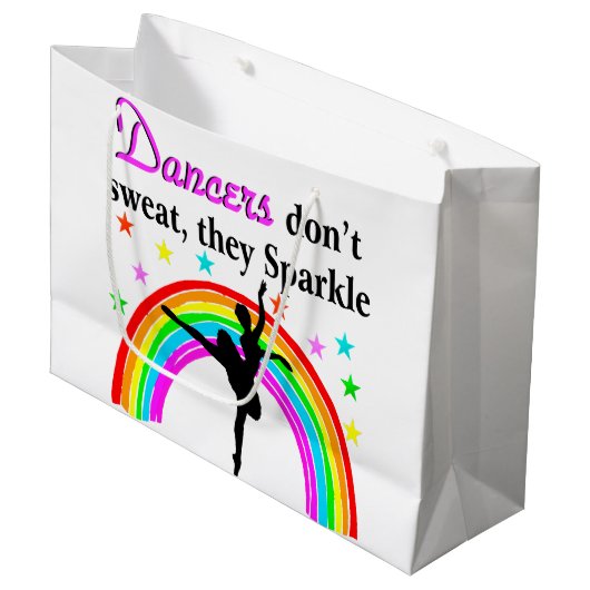 ELEGANT DANCER GROßE GESCHENKTÜTE (Vorderseite Schrägansicht)