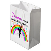 ELEGANT DANCER MITTLERE GESCHENKTÜTE (Rückseite Schrägansicht)