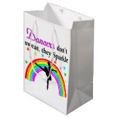 ELEGANT DANCER MITTLERE GESCHENKTÜTE (Vorderseite Schrägansicht)