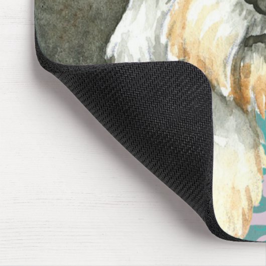 Elegant Dandie Dinmont Terrier Mousepad (Ecke)