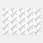 Elegant danke, dass Sie Papier verpacken (Vorderseite)