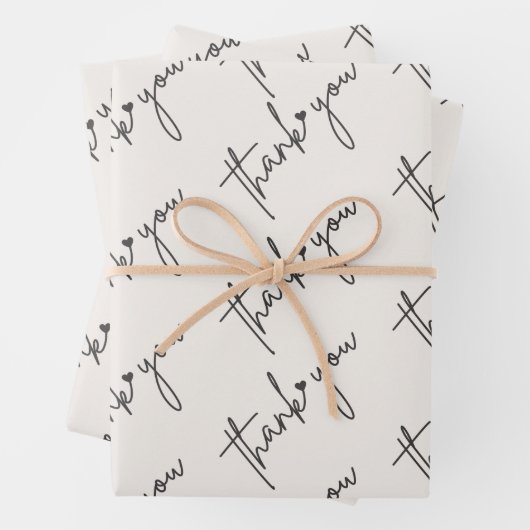 Elegant danke, dass Sie Papier verpacken (Beispiel)