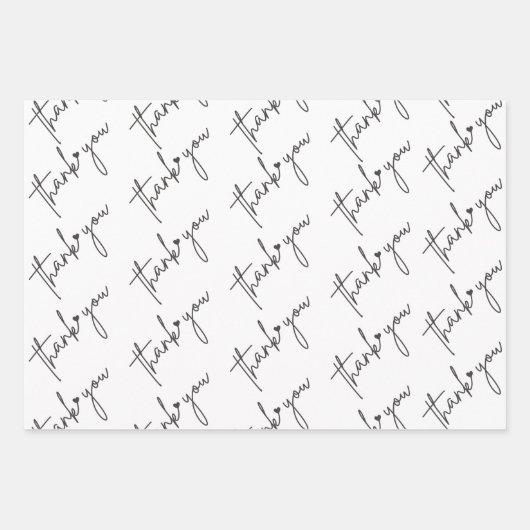 Elegant danke, dass Sie Papier verpacken (Vorderseite 2)