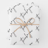 Elegant danke, dass Sie Papier verpacken (Beispiel)