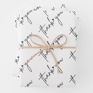 Elegant danke, dass Sie Papier verpacken