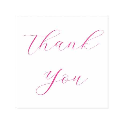 Elegant Danke Hochzeit Permastempel (Design)