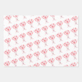 Elegant danke Ihnen, dass Sie meine Bridesmaid ros Geschenkpapier Set (Vorderseite 2)