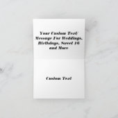 Elegant danke Ihnen Karten - Modernes Skriptdesign (Innenseite)