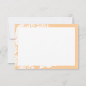 ELEGANT DANKE IHNEN Moderne Rose florbeige pink (Rückseite)