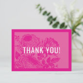 ELEGANT DANKE IHNEN moderne Rose mit hübschem Blum (Stehend Vorderseite)