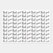 Elegant danke Ihnen Wrapping PapeFlat Sheet Set vo Geschenkpapier Set (Vorderseite)