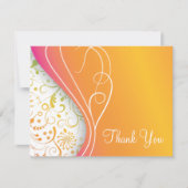 Elegant danke Karten (Vorderseite)