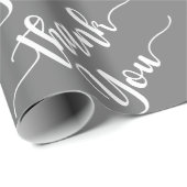 Elegant danke Packpapier-Muster Geschenkpapier (Rolleneckpunkt)