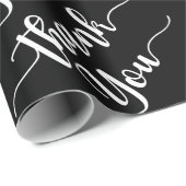 Elegant danke Packpapier-Muster Geschenkpapier (Rolleneckpunkt)