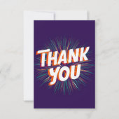 Elegant Dankeschön Card Dankeskarte (Vorderseite)
