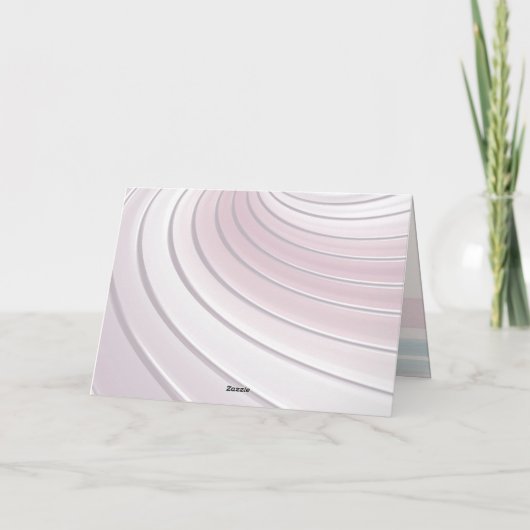 Elegant Dankeschön Card Dankeskarte (Rückseite)